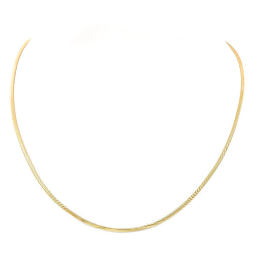 Collier Collier maille miroir en or jaune 18 carats 58 Facettes 2217574CN