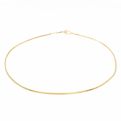 Collier Collier maille miroir en or jaune 18 carats 58 Facettes 2217574CN