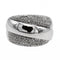 Bague 56 Bague bandeau en or blanc 18 carats sertie de diamants 58 Facettes 2217819CN