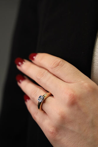 Bague 53 Bague Or jaune, Or blanc Diamant 58 Facettes 2218648CN