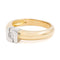 Bague 53 Bague Or jaune, Or blanc Diamant 58 Facettes 2218648CN
