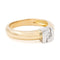 Bague 53 Bague en or jaune et or blanc 18 carats sertie d’un diamant 58 Facettes 2218648CN