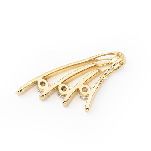 Pendentif Pendentif en or jaune 18 carats avec diamants 58 Facettes 2218831CN