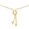 Collier Collier négligé maille serpent en or jaune 18 carats 58 Facettes 2220298CN