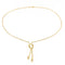 Collier Collier négligé maille serpent en or jaune 18 carats 58 Facettes 2220298CN