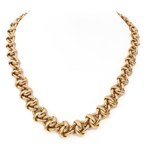 Collier Collier en or rose 18 carats (750) 58 Facettes 2220391CN