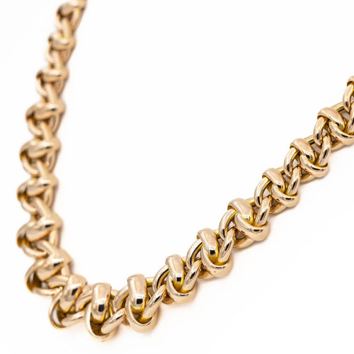 Collier Collier en or rose 18 carats (750) 58 Facettes 2220391CN