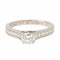 Bague 47 Cartier 1895 - Bague solitaire en platine et diamants 58 Facettes 2220708CN