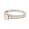 Bague 47 Cartier 1895 - Bague solitaire en platine et diamants 58 Facettes 2220708CN