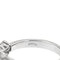 Bague 50 Bague alliance demi-éternité 7 diamants en or blanc 18 ct 58 Facettes 22213