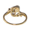 Bague 55 Bague Toi et Moi Belle Époque en or jaune 18K, diamants et perle 58 Facettes 22298-0303