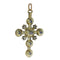 Pendentif Croix géorgienne - Pendentif en diamants taille rose et table 58 Facettes 22332-0140