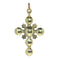 Pendentif Croix géorgienne - Pendentif en diamants taille rose et table 58 Facettes 22332-0140