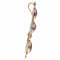 Pendentif Pendentif croix Badine Empire en or jaune 18K et grenats 58 Facettes 22354-0097