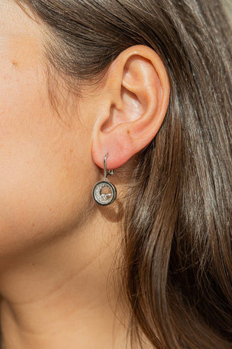 Boucles d'oreilles Chopard Happy Diamonds - Boucles d'oreilles en or blanc et diamants 58 Facettes 2238632CN