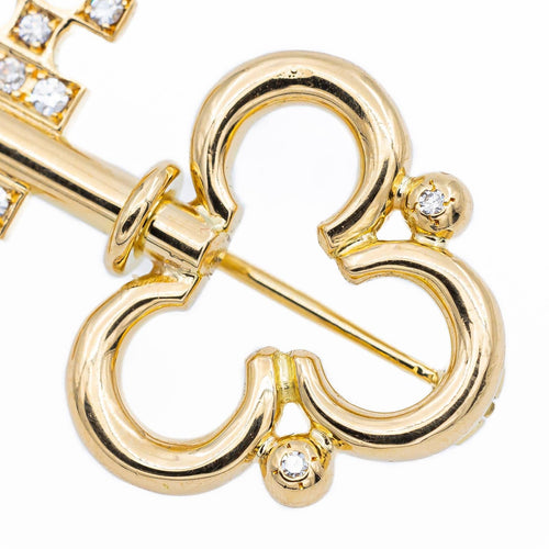 Broche Broche Clé Or jaune Diamant 58 Facettes 2238634CN