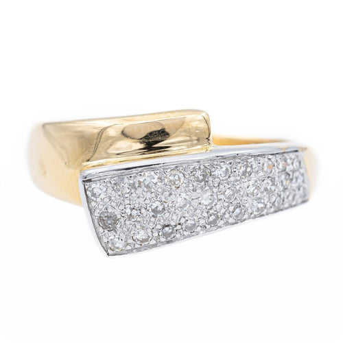Bague 53 Bague Or jaune, Or blanc Diamant 58 Facettes 2238742CN