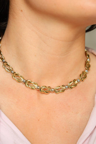 Collier Christofle Collier  Or jaune, Or blanc 58 Facettes 2238751CN