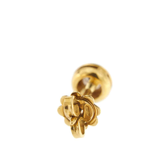 Boucles d'oreilles Boucles d’oreilles point lumineux en or jaune 18 kt et diamants 0,30 ct 58 Facettes 22393