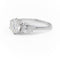 Bague 52 Bague trilogie en platine 950 sertie de diamants 58 Facettes 2241099CN