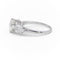 Bague 52 Bague trilogie en platine 950 sertie de diamants 58 Facettes 2241099CN