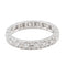 Bague 57 Bague Alliance Or blanc Diamant 58 Facettes 2242414CN