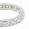 Bague 57 Bague Alliance Or blanc Diamant 58 Facettes 2242414CN