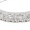 Bague 57 Alliance - Bague tour complet en or blanc 18 carats et diamants 58 Facettes 2242414CN