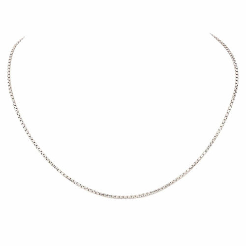 Collier Collier Maille vénitienne Or blanc 58 Facettes 2242416CN