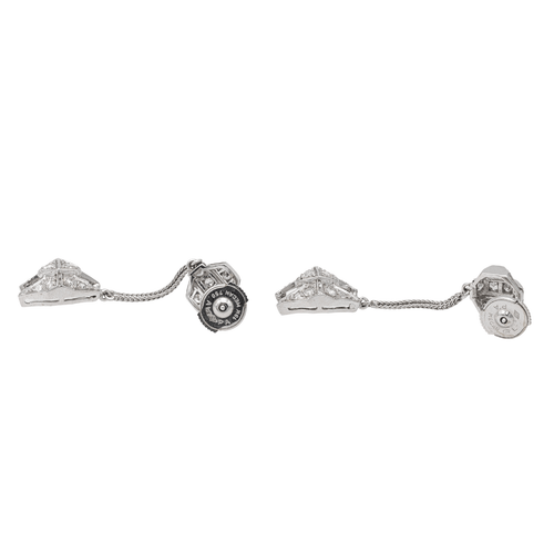 Boucles d'oreilles Boucles d'oreilles Or blanc Diamant 58 Facettes 2259247CN