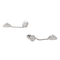 Boucles d'oreilles Boucles d'oreilles en or blanc 18 carats serties de diamants 58 Facettes 2259247CN