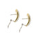 Boucles d'oreilles Boucles d’oreilles en or 18 ct bicolore et diamants 58 Facettes 22616