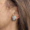 Boucles d'oreilles Boucles d’oreilles en or 18 ct bicolore et diamants 58 Facettes 22616