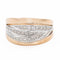 Bague 58 Bague Or rose, Or blanc Diamant 58 Facettes 2264470CN