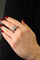 Bague 58 Bague en or rose et or blanc 18 carats pavée de diamants 58 Facettes 2264470CN