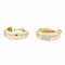 Boucles d'oreilles Boucles d’oreilles créoles en or jaune 18 carats et diamants 58 Facettes 2270386CN