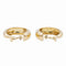Boucles d'oreilles Boucles d’oreilles créoles en or jaune 18 carats et diamants 58 Facettes 2270386CN