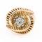 Bague 51 Bague rétro tourbillon en or jaune 18 carats et diamant 58 Facettes 2270589CN