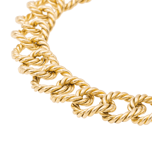Bracelet Bracelet Maille torsadée Or jaune 58 Facettes 2270603CN
