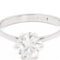 Bague 54 Bague solitaire en or blanc 18 carats avec diamant 1,25 ct 58 Facettes 2270623CN