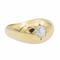 Bague 58 Bague jonc en or jaune 18 carats et diamant taille ancienne 58 Facettes 2270804CN