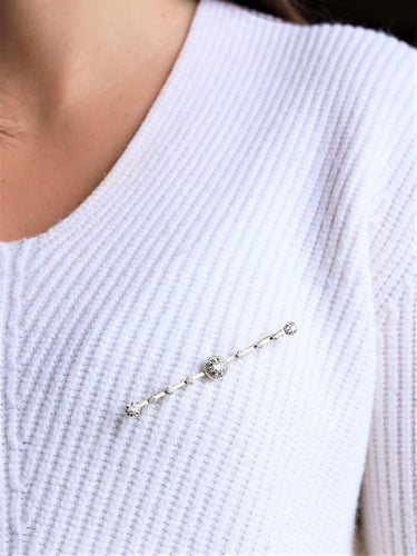 Broche Broche en or jaune et or blanc 18 carats avec diamants 58 Facettes 2275512CN