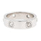 Bague 52 Alliance - Bague en or blanc 18 carats et diamants taille rose 58 Facettes 2282577CN