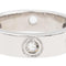 Bague 52 Alliance - Bague en or blanc 18 carats et diamants taille rose 58 Facettes 2282577CN
