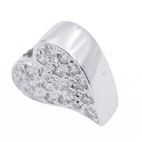 Pendentif Pendentif Cœur Or blanc Diamant 58 Facettes 2294580CN