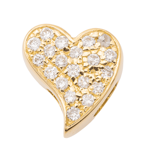 Pendentif Pendentif Cœur Or jaune Diamant 58 Facettes 2294581CN