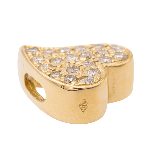 Pendentif Pendentif Cœur Or jaune Diamant 58 Facettes 2294581CN