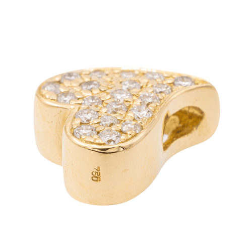 Pendentif Pendentif Cœur Or jaune Diamant 58 Facettes 2294581CN