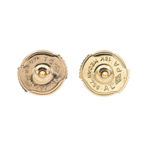 Boucles d'oreilles Boucles d'oreilles puces en or jaune 18 carats et diamants 58 Facettes 2295036CN