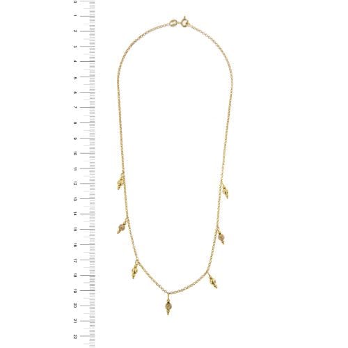 Collier Collier - Pendentif émaillé en or jaune 18 carats 58 Facettes 22973